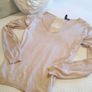 Beige Jumper with Bows at Back - Size 14 Image 4