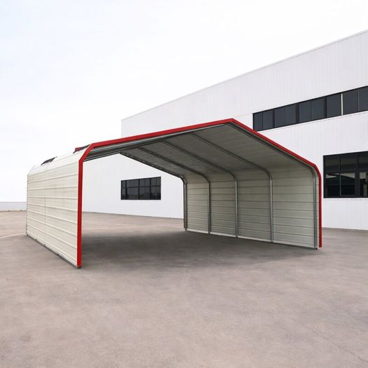 20ft x 20ft Heavy Duty Metal Carport Shelter