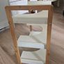 Under-Sink Bathroom Storage Cabinet / 3-Tier Wooden Vanity Organizer Image 3