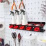 BRAND NEW Garage Car Wash Tool Rack Wall Mounted Spray Bottles Storage Holder Auto Beauty Shop Display Hanger Car Detailing Accessories Image 3