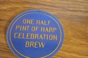 old  harp larger beer  token