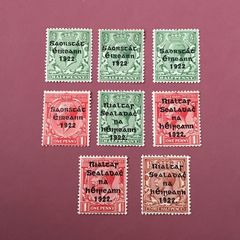 Ireland Thom and Harrison Overprints Feb 1922-23