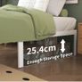 King Size Bed Frame 30.5 cm High with Rounded Corner Legs Image 6