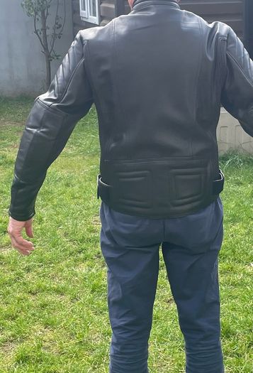 Genuine leather motorbike trousers and jacket size M
