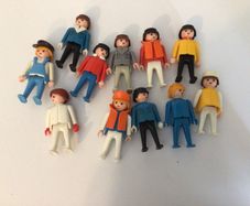 11 Vintage 1970s Playmobil Figures