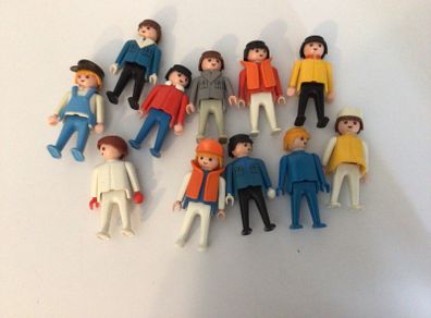 11 Vintage 1970s Playmobil Figures