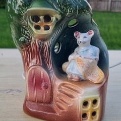 Vintage Handmade Studio Pottery lamp