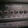 Hughes & Kettner Matrix 100 solid-state guitar amp head paired with a speaker cabinet. Image 5