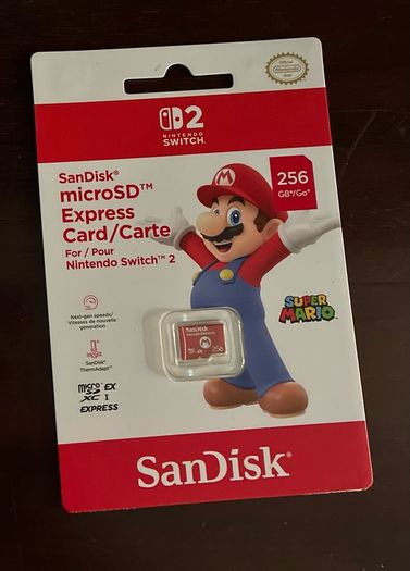 Micro SD 256GB Nintendo Switch 2