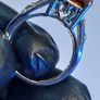 Natural Honey Quartz 3 ct  Ring 925 Silver Image 5