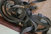 D8 Fitness Heavy-Duty Plastic Gym Rings (Adjustable Straps)