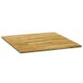 Table Top Solid Oak Wood Square 23 mm 80x80 cm Image 4