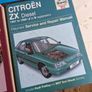 4 Haynes service and repair manuals for various car models. Image 3
