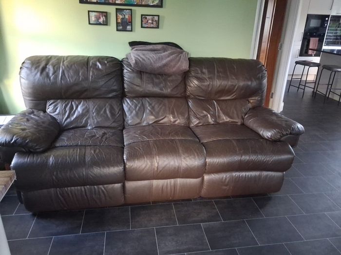 Free 3 seater reclining sofa