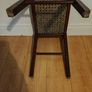Mid Century woven stool. Image 4