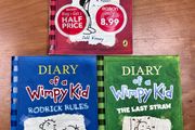 Diary Of A Wimpy Kid, Books 1,2&amp;3 by Jeff Kinney