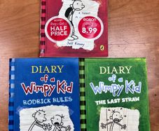 Diary Of A Wimpy Kid, Books 1,2&3 by Jeff Kinney