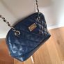 DKNY French Navy Soft Quilted Genuine Leather Bag Image 5