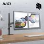 MSI PRO MP223 E2 21 45 Inch Full HD Office Monitor  1920  1080 Resolution, 100Hz, Eye-Friendly Screen, Tilt Adjustable HDMI 1.4b, DisplayPort 1.2a Image 5