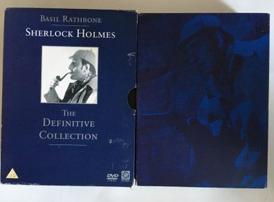Sherlock Holmes (Basil Rathbone & Nigel Bruce) The Definitve Collection Boxset 1939-1946 [14 Movie x7DVD + 4xArtcards]