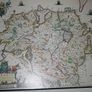Vintage VLTONIA  VLSTER map  (51cm x 42cm) Image 7