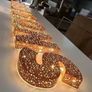 Starry Sky LED Letters - Custom 3D Perforated Logo Signage Image 3