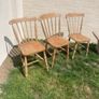 Kitchen Chairs x 3 - Antique - Windsor Image 3