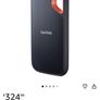 Sandisk 2Tb Extreme Portable Ssd External Drive, Up To 1050 Mb/S Read, 1,000Mb/S Write, Usb-C, Solid State, Ip65 Rated for Dust and Water Resistance, Black Image 3