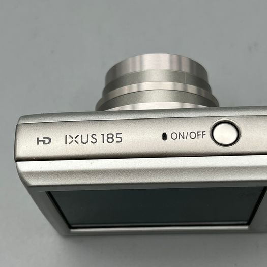 Canon IXUS 185 20MP Digital Camera Silver - Full Kit