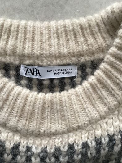 Men's Zara Jumper. Size Large. Brand New