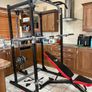 Finest Gym Weightlifting Set Up On Adverts, Fully Integrated Upper And Lower Cable System, Power Squat Rack, Olympic Weights And Bar, Dumbbells, Bench, Chin Up And More!!! Image 9