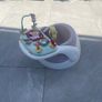 Mamas & Papas Baby Snug Floor Seat and Activity Tray - Blossom (Pink) Image 2
