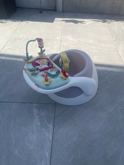 Mamas & Papas Baby Snug Floor Seat and Activity Tray - Blossom (Pink)
