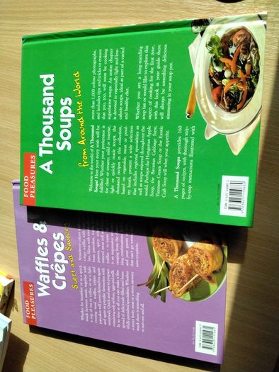 Cookbook set Waffles and Crepes + 1,000 Soups
