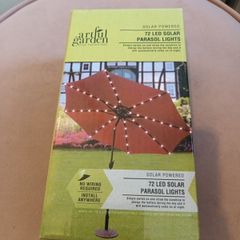72 solar garden parasol lights