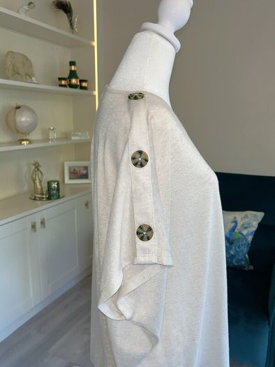 Brand-new Beige Short Sleeved Top