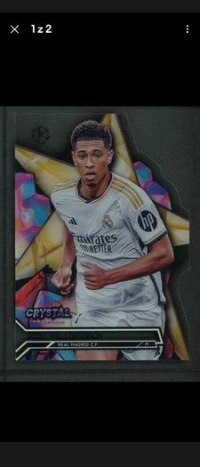 2024 Jude Bellingham Topps Crystal Premium Uefa Champions League Die-cut