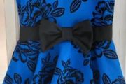 Blue and Black Quiz Dress Size 14