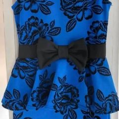 Blue and Black Quiz Dress Size 14