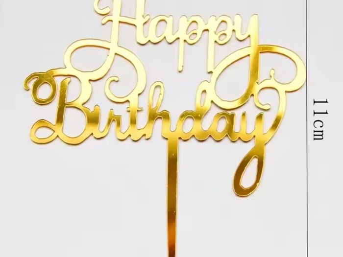 Happy Birthday Cake Toppers