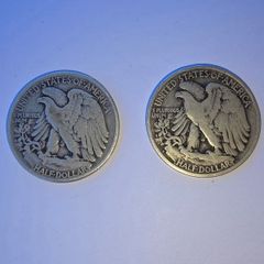 Silver Half Dollar coins 1941