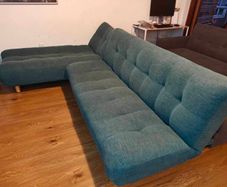 2-Piece Sofa & Sofa Bed Set (Teal)