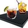 Bar Mat Spill Mat for Home Bar Decor for Home Durable Rubber 12" x 6" Small Large Home Bar Accessories Bar Gifts Bar Mats for Countertop(2 Pack) Image 3