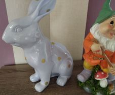Purple Easter Rabbit Ornament