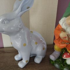 Purple Easter Rabbit Ornament