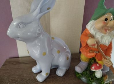 Purple Easter Rabbit Ornament