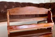 Vintage Mid Century Modern Wooden Spice Rack Shelf