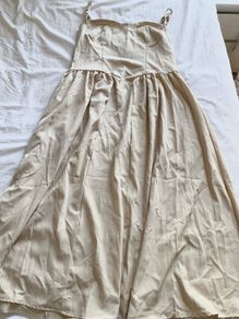 Beige/ nude long dress