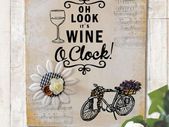 Wine O'Clock Sign