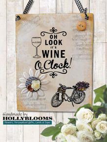 Wine O'Clock Sign